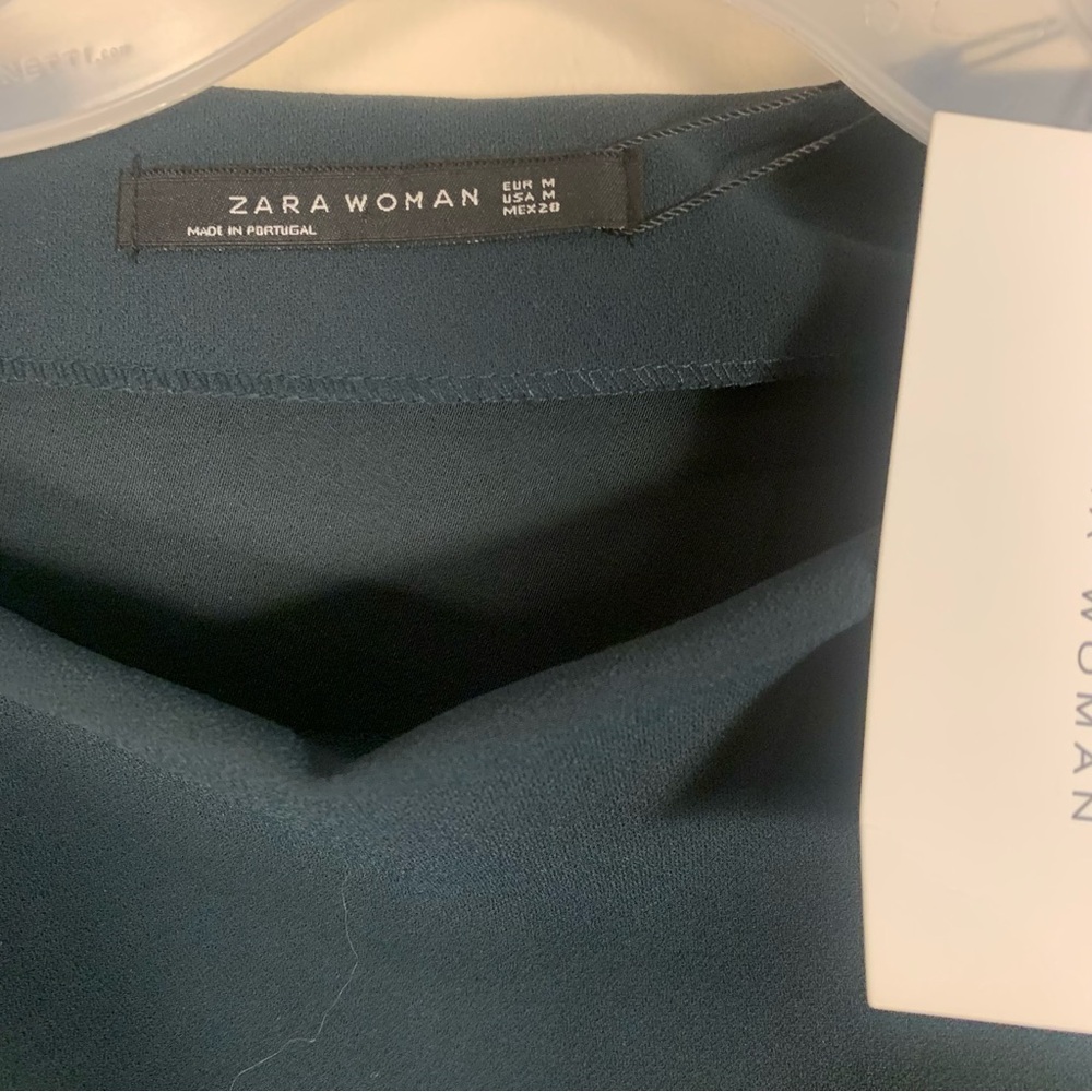 ZARA Tassel Detail Blouse Top - Picture 3 of 11